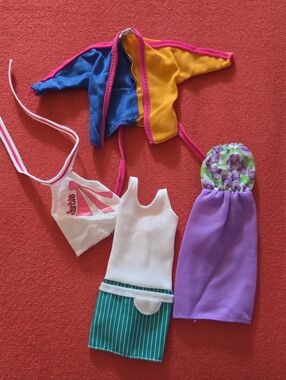 Lot Of Barbie Retro Clothing Mattel